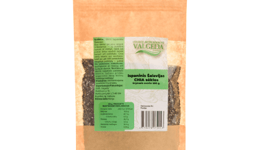 Ispaninis Šalavijas CHIA sėklos 500 g.