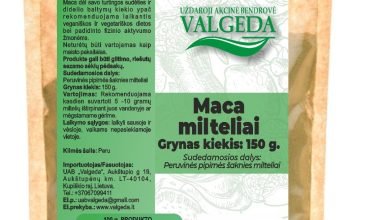 Maca milteliai 150 g.